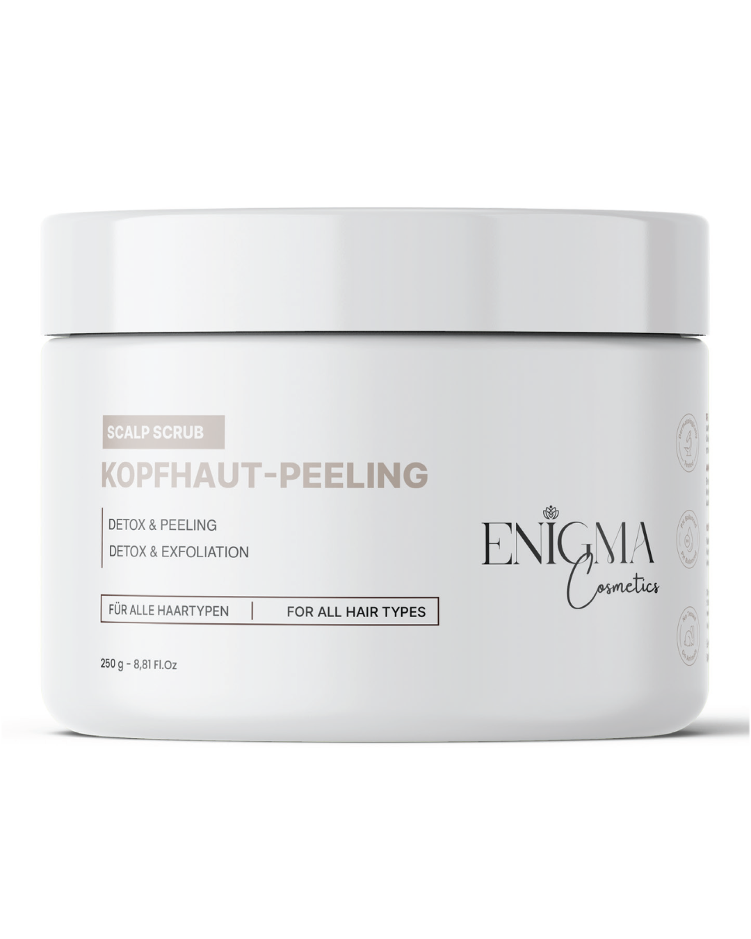 Enigma Cosmetics Kopfhaut-Peeling – Detox & Tiefenreinigung